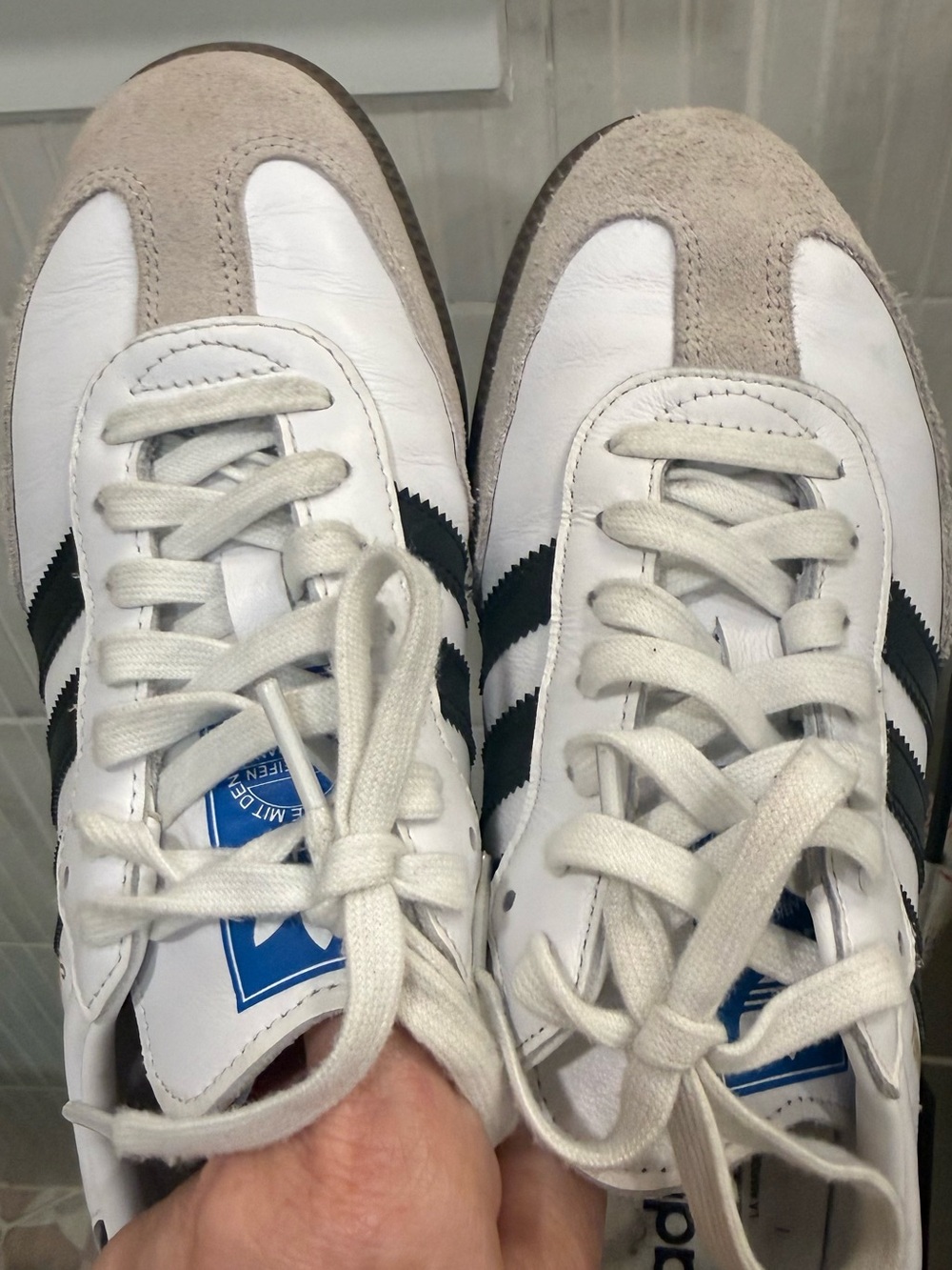 Adidas Samba Classic Black & White Sneakers • Women’s Size 8 - Picture 7 of 8